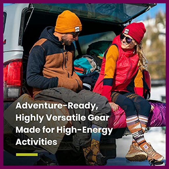 Active Fleece Ponytail Beanie Contoured Drop-Ear Design Reflective Winter main image 5